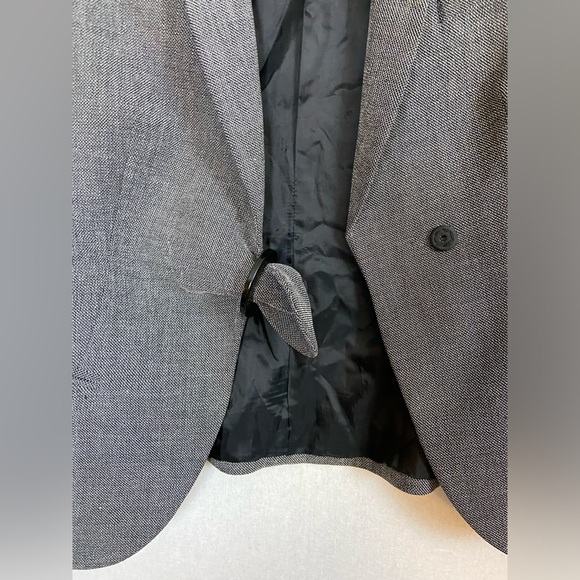 Giorgio Armani grey black designer blazer  Sz 38 - Picture 4 of 13